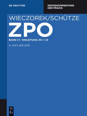 cover image of Einleitung; §§ 1-23